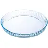 Image de Moule à tarte 27 cm transparent / cristal en verre