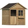 Image de Cabane enfant en bois marron 126 x 112 x 158 cm