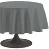 Image de Nappe en coton traitee teflon anthracite 180x180