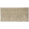 Image de Tapis de bain chenille fil doré ivoire 60x120cm