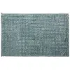 Image de Tapis de bain chenille 50x80 en polyester uni topaze 50x80cm