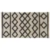 Image de Tapis de bain déco géométrique coton tufté 60x120cm