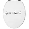 Image de Abattant wc thermodur ''have a break''