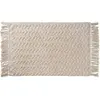 Image de Tapis de bain déco à franges coton 50x80cm