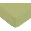 Image de Drap housse coton uni bonnet 25cm tilleul 140x190cm