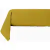 Image de Taie traversin coton unie jaune mimosa jaune moutarde 85x185cm