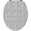 Image de Abattant wc thermodur géométrique