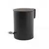 Image de Poubelle salle de bain 3l en métal noir