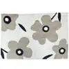 Image de Tapis déco floral coton tufté 170x120cm