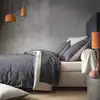 Image de Housse de couette en bambou gris 220x240