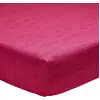 Image de Drap housse imprimé en lyocell rouge 160x200