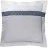 Image de CLAUDIA - Taie d'oreiller gris en bambou gris 63 x 63