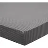 Image de Drap housse imprimé en lyocell gris 140x190