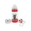 Image de dBb Remond Coffret Foot Rouge composé d'1 biberon 1 sucette + attache sucette