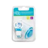 Image de dBb Remond Sucette Physiologique Silicone 2ème âge + Attache Sucette Coloris Bleu