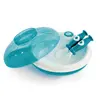 Image de dBb Remond Assiette Garde au chaud avec couvercle et couverts Coloris Turquoise