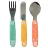 Image de dBb Remond Mes 3 premiers Couverts Bébé en inox à bouts arrondis