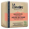 Image de La Corvette Marseille Savon Douceur Bio Pêche de Vigne 100g