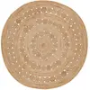 Image de Tapis en jute naturel diameter 120 cm