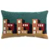 Image de Coussin brodé en coton multico 40 x 65 cm