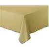 Image de Nappe recyclée en coton kaki 140 x 250 cm
