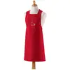 Image de Tablier de cuisine japonais recyclé tour eiffel rouge 125 x 85 cm