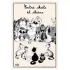Image de Torchon entre chats et chiens en coton ecru 48 x 72 cm