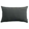 Image de Coussin uni en coton tonnerre 30 x 50 cm