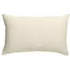 Image de Coussin uni en lin craie 40 x 65 cm