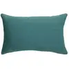 Image de Coussin uni en lin prusse 40 x 65 cm