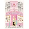 Image de Torchon imprimé façade patisserie en coton ecru 48 x 72 cm