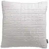 Image de Coussin stonewashed en coton blanc 45 x 45 cm