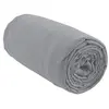 Image de Drap housse uni Coton en coton gris clair 90 x 190 x 35