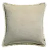 Image de Coussin uni en coton lin 45 x 45 cm