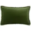 Image de Coussin uni en coton eucalyptus 30 x 50 cm