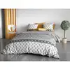 Image de Parure de couette 100% coton 57 fils imprimée 240x220cm 2 taies