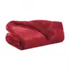 Image de Plaid en polyester rubis 150 x 200 cm