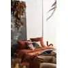 Image de Plaid uni en coton caramel 135 x 200 cm