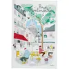 Image de Torchon montmartre en coton blanc 48 x 72 cm