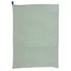 Image de Torchon nid d'abeilles en coton paon 50 x 70 cm
