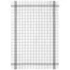Image de Torchon metis en coton noir 55 x 75 cm