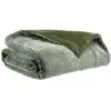 Image de Plaid en polyester olive 130 x 160 cm