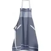 Image de Tablier de cuisine en coton ombre 80 x 85 cm