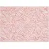 Image de Set de table en polyester rouge 33 x 45 cm