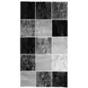 Image de Tapis à motifs cubes noir 80x150