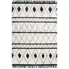 Image de Tapis tout doux losanges beige et gris foncé 120x170