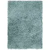 Image de Tapis tout doux fausse fourrure bleu clair 120x170