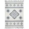 Image de Tapis berbère à effet relief crème 120x170