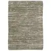 Image de Tapis en cuir tressé beige naturel 120x170
