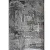 Image de Tapis graphique effet brume gris 120x170